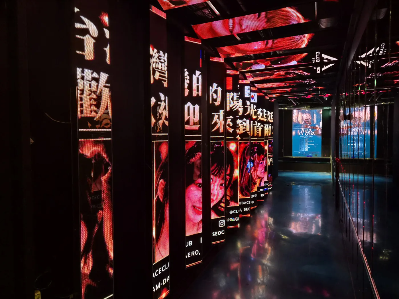 CLUB ACE入口LED视觉通道